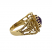 9ct Yellow Gold Amethyst Cocktail Ring