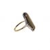 9ct Yellow Gold/Silver Jasper Marcasite Ring