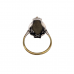 9ct Yellow Gold/Silver Jasper Marcasite Ring