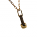 9ct Yellow Gold Bolt & Screw Pendant