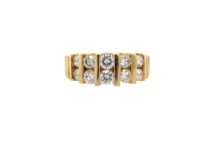 14ct Yellow Gold 0.68ct Diamond Ring