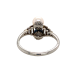 Platinum 1930's Pearl & Diamond Ring