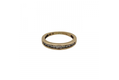 9ct Yellow Gold 0.25ct Diamond Eternity Ring