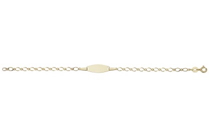 9ct Yellow Gold Babies' ID Bracelet