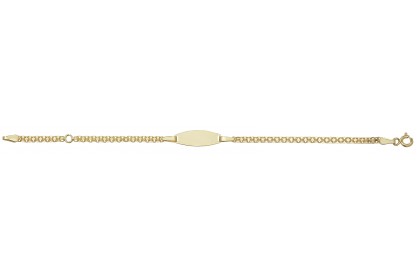 9ct Yellow Gold Babies' ID Bracelet