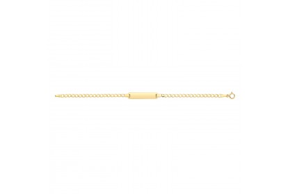 9ct Yellow Gold Babies' ID Bracelet