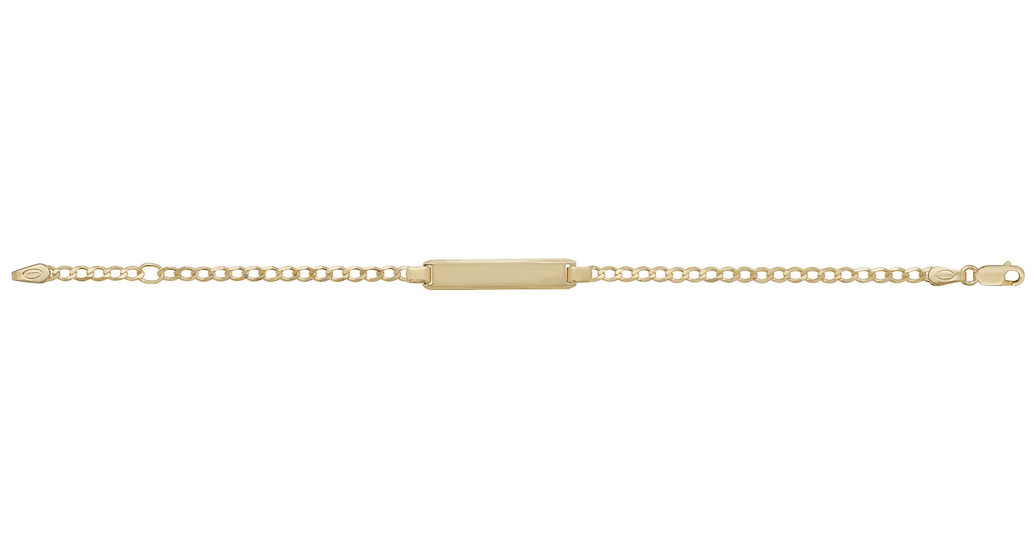 9ct Yellow Gold Babies' ID Bracelet