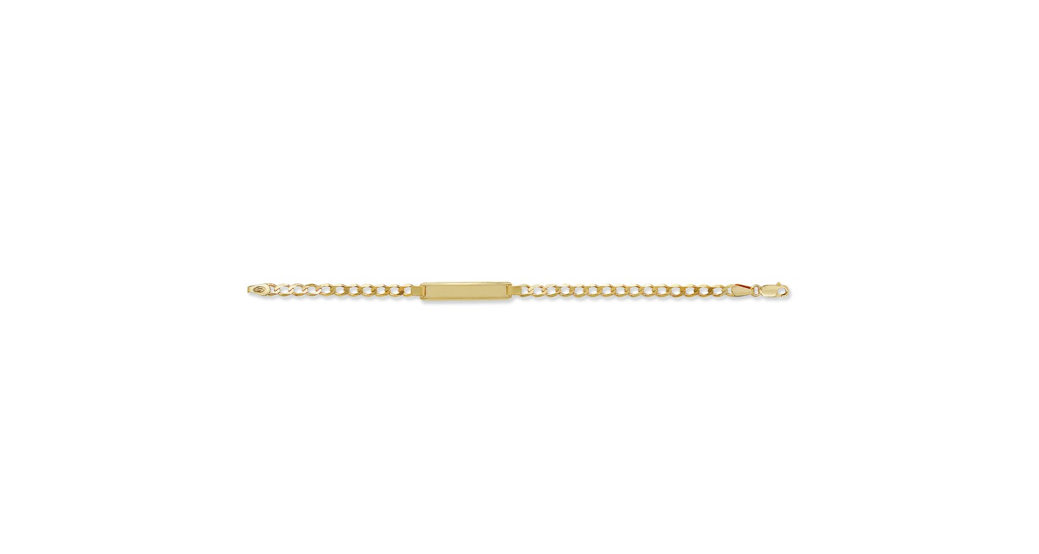 9ct Yellow Gold Babies' ID Bracelet