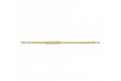 9ct Yellow Gold Babies' ID Bracelet