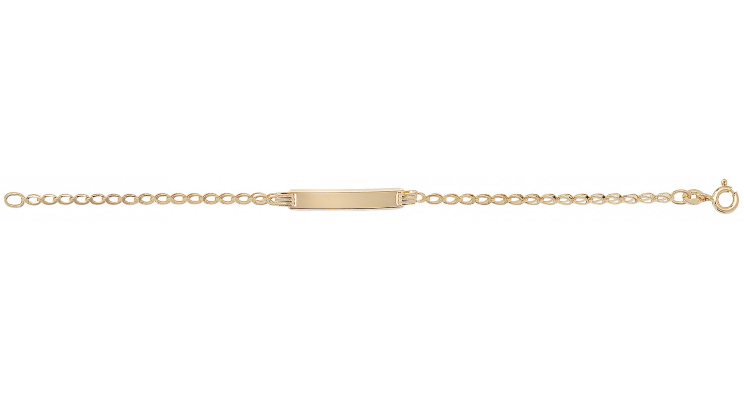 9ct Yellow Gold Babies' ID Bracelet