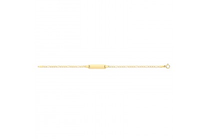 9ct Yellow Gold Babies' ID Bracelet