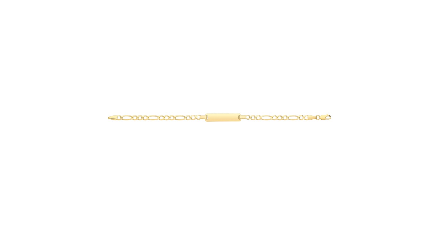 9ct Yellow Gold Babies' ID Bracelet