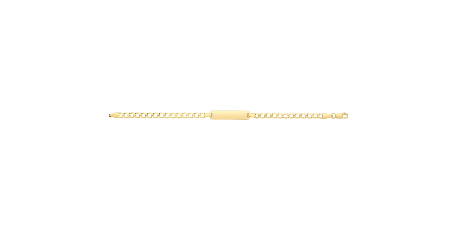 9ct Yellow Gold Babies' ID Bracelet