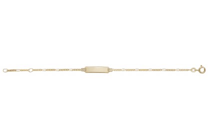 9ct Yellow Gold Babies' ID Bracelet