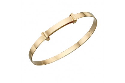 9ct Yellow Gold Expanding Bangle