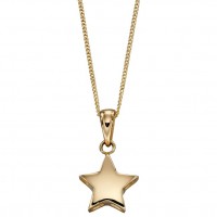 9ct Yellow Gold Star Necklace