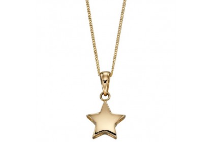 9ct Yellow Gold Star Necklace