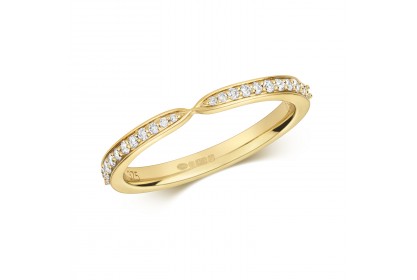 9ct Yellow Gold Diamond Ring