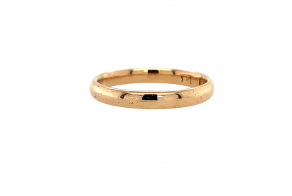 9ct Rose Gold 2.5mm Court Band