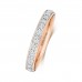 9ct Rose Gold Diamond Full Eternity Ring