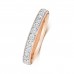 9ct Rose Gold Diamond Half-Eternity Ring