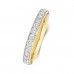 9ct Yellow Gold Diamond Half-Eternity Ring