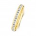 9ct Yellow Gold Diamond Half-Eternity Ring