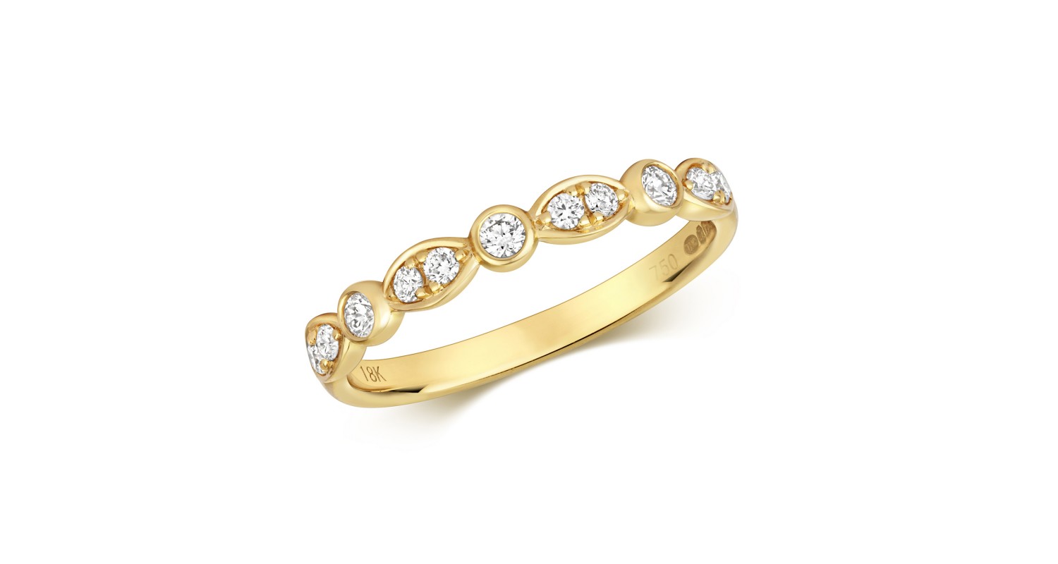 18ct Yellow Gold Diamond Eternity Ring