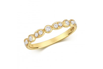 18ct Yellow Gold Diamond Eternity Ring