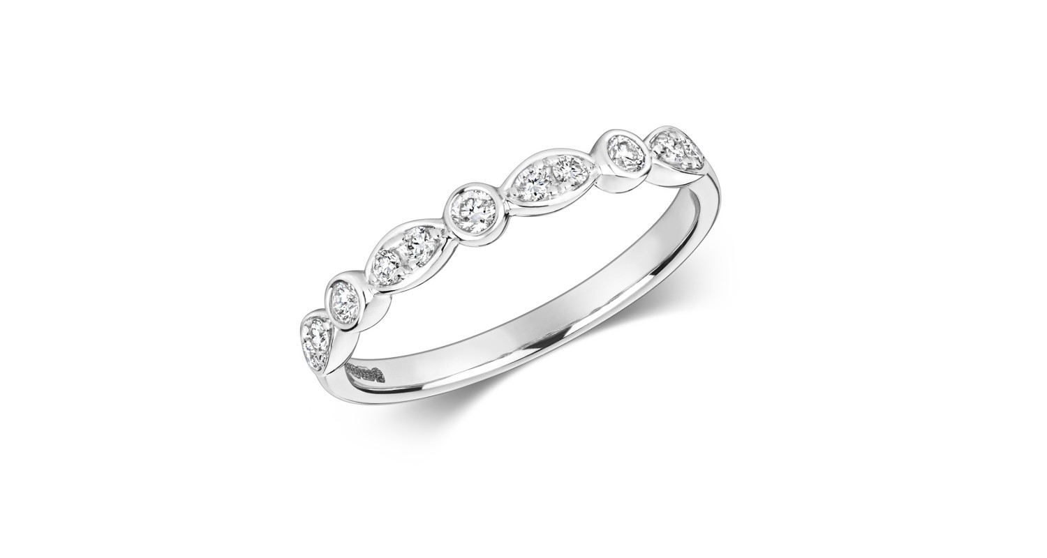 18ct White Gold Diamond Eternity Ring