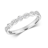 18ct White Gold Diamond Eternity Ring