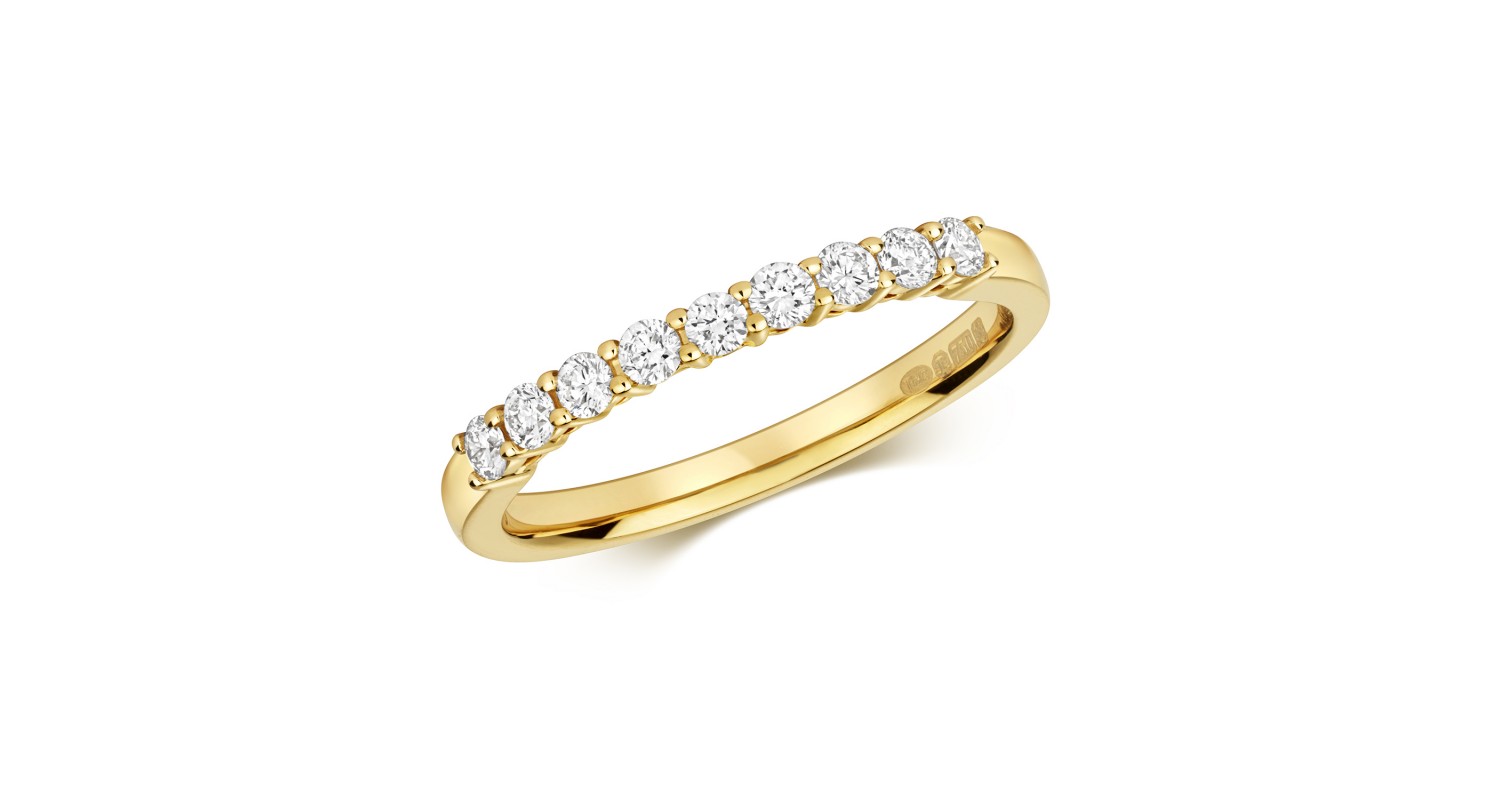 18ct Yellow Gold Diamond Eternity Ring