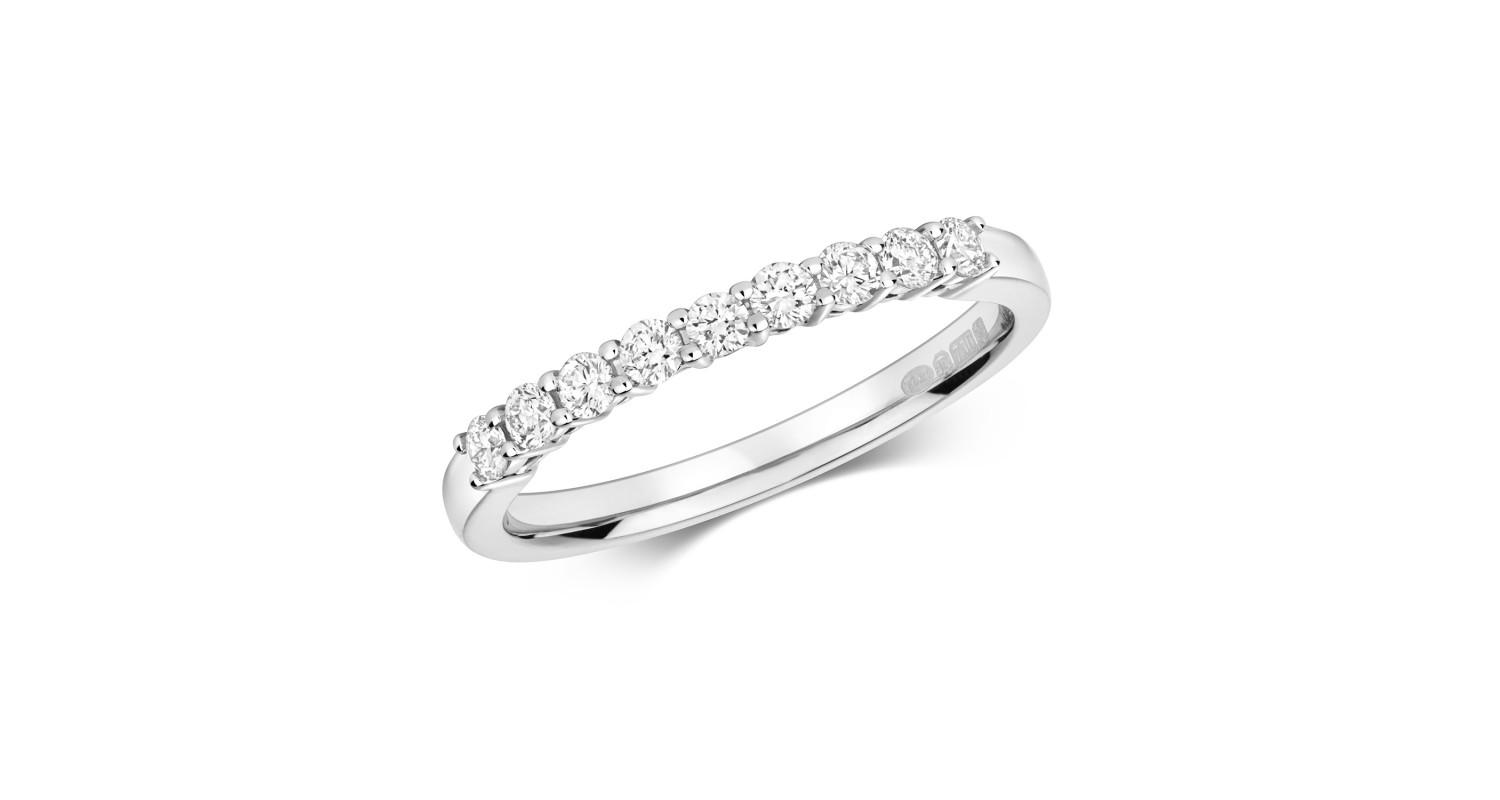 18ct White Gold Diamond Eternity Ring