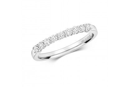 18ct White Gold Diamond Eternity Ring