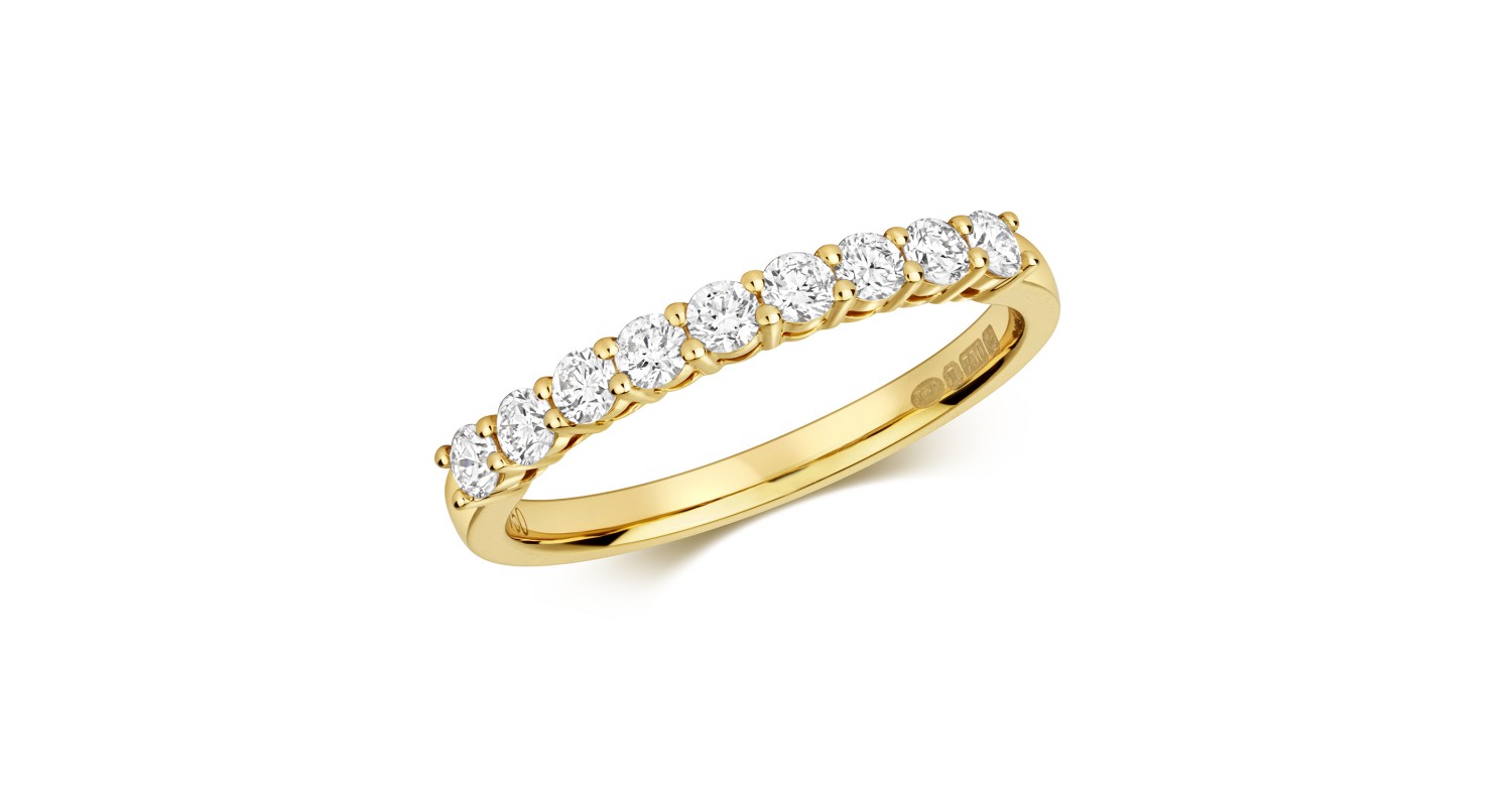 18ct Yellow Gold Diamond Eternity Ring