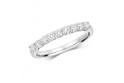 18ct White Gold Diamond Eternity Ring