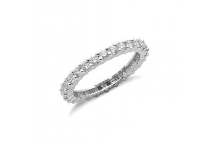 18ct White Gold 1.00ct Full Diamond Eternity Ring