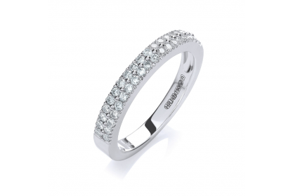 18ct White Gold 0.35ct Diamond Eternity Ring