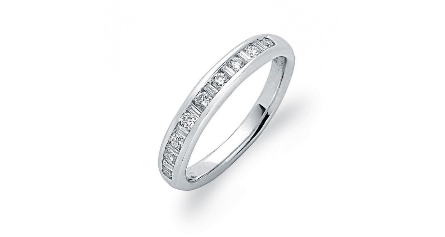 18ct White Gold 0.33ct Diamond Eternity Ring