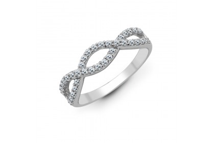 18ct White Gold 0.39ct Diamond Ring