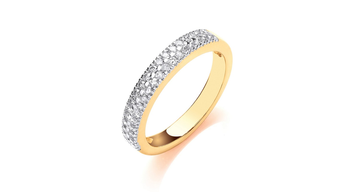 18ct Yellow Gold Diamond Eternity Ring