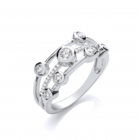 9ct White Gold 0.33ct Diamond Dress Ring