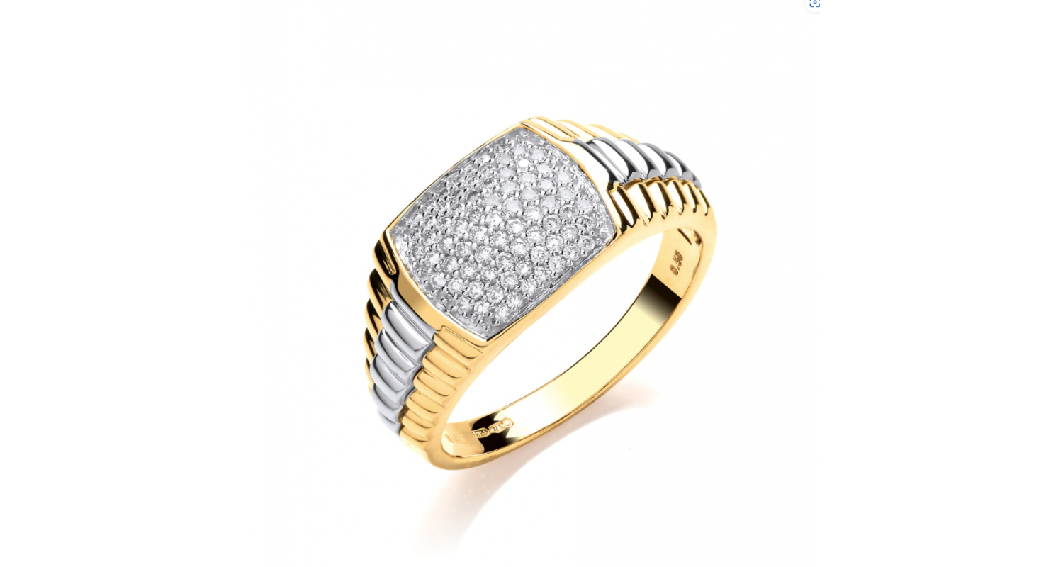 9ct Yellow Gold 0.50ct Diamond Ring