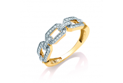 9ct Yellow Gold 0.25ct Diamond Ring