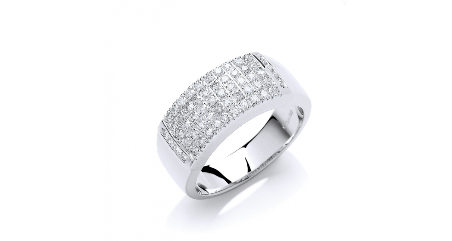 9ct White Gold 0.50ct Diamond Ring