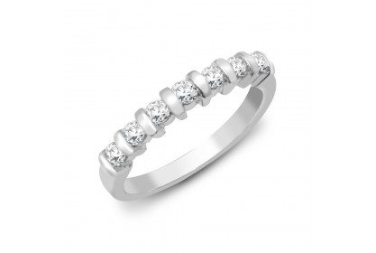 9ct White Gold Diamond Ring