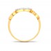 9ct Yellow Gold Diamond Heart Ring