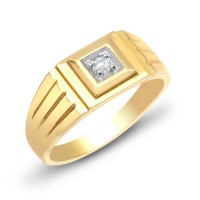 9ct Yellow Gold 0.11ct Diamond Ring