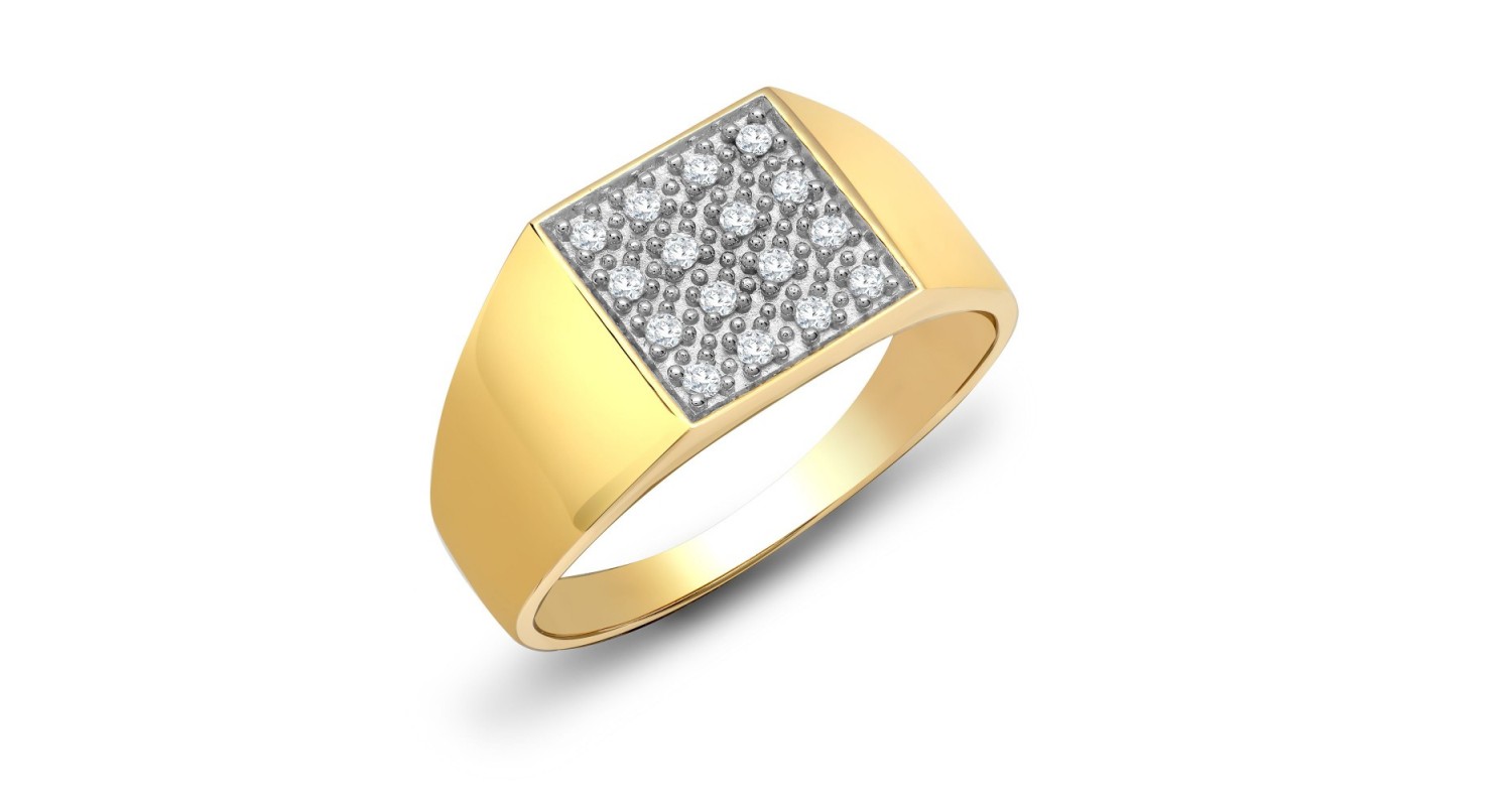 9ct Yellow Gold 0.25ct Diamond Ring