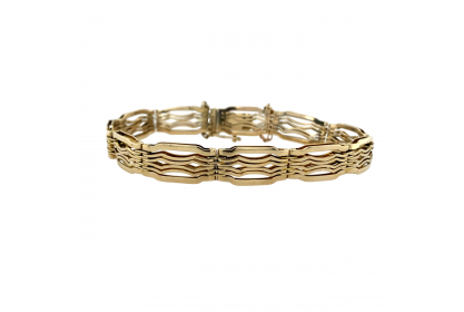 9ct Yellow Gold Gate Bracelet